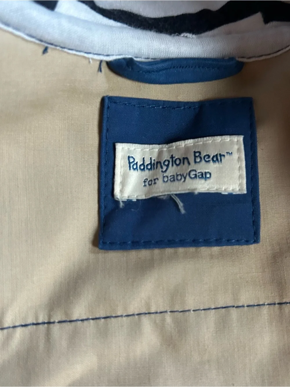 GAP Paddington Nautical Hooded Toggle Coat - Blue